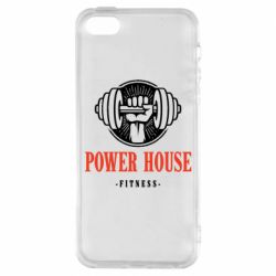 Чехол для iPhone5/5S/SE Powerhouse fitness - PrintSalon