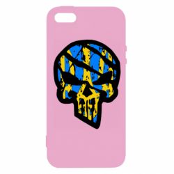 Чохол для iphone 5/5S/SE Punisher Coat of arms of Ukraine - PrintSalon