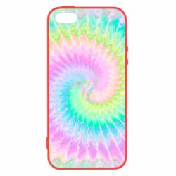 Чохол для iphone 5/5S/SE Tie dye spiral - PrintSalon