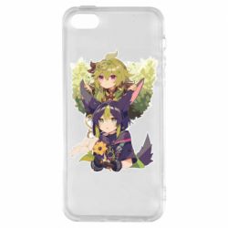 Чехол для iPhone5/5S/SE Тигнари с Коллеи - PrintSalon