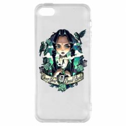 Чехол для iPhone5/5S/SE Уэнздей арт - PrintSalon