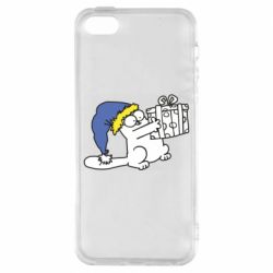 Чехол для iPhone5/5S/SE Украинский кот саймона с подарком - PrintSalon