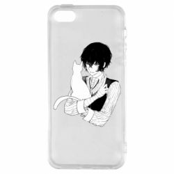 Чохол для iphone 5/5S/SE Великий із бродячих псів чорно біле - PrintSalon