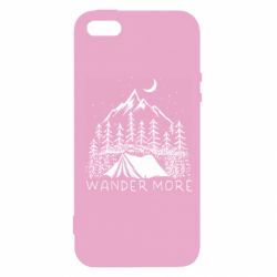 Чехол для iPhone5/5S/SE Wander more - PrintSalon