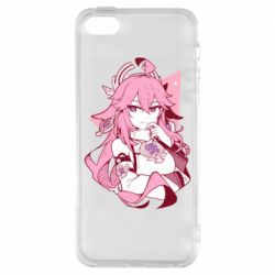Чехол для iPhone5/5S/SE Yae Miko portrait - PrintSalon
