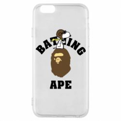 Чехол для iPhone 6/6S A bathing ape peanuts - PrintSalon