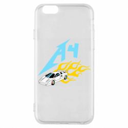 Чехол для iPhone 6/6S A4 Lamba And Fire - PrintSalon