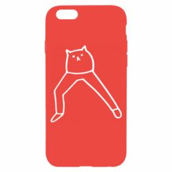 Чехол для iPhone 6/6S Cat in pants - PrintSalon