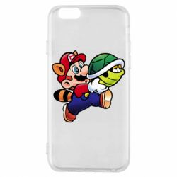 Чехол для iPhone 6/6S Cute Mario with turtle - PrintSalon
