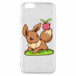 Чохол для iPhone 6/6S Eevee with Hoppip - PrintSalon