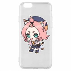 Чехол для iPhone 6/6S Genshin Impact chibi Diona - PrintSalon