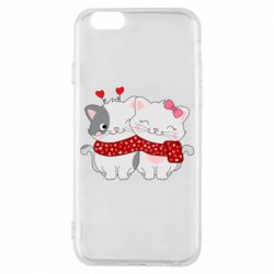 Чехол для iPhone 6/6S Kittens In Love - PrintSalon