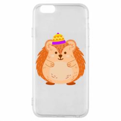 Чехол для iPhone 6/6S Little hedgehog in a hat - PrintSalon