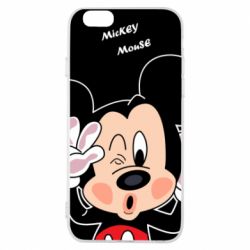 Чехол для iPhone 6/6S Mickey Kiss - PrintSalon