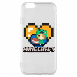 Чохол для iPhone 6/6S Minecraft Girl - PrintSalon