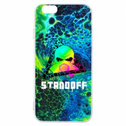 Чехол для iPhone 6/6S Standoff art skull - PrintSalon