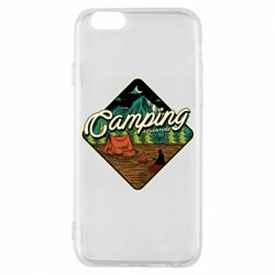 Чехол для iPhone 6/6S Camping and forest - PrintSalon