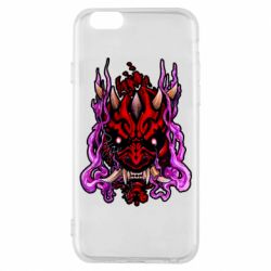 Чехол для iPhone 6/6S Darth Maul Japanese mask - PrintSalon