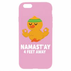 Чехол для iPhone 6/6S Duck Namast'ay Away - PrintSalon
