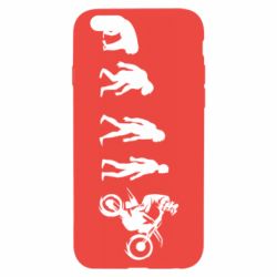 Чехол для iPhone 6/6S Эволюция мотоциклиста - PrintSalon