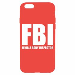 Чехол для iPhone 6/6S FBI - Female Body Inspector - PrintSalon
