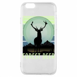 Чехол для iPhone 6/6S Forest deer - PrintSalon