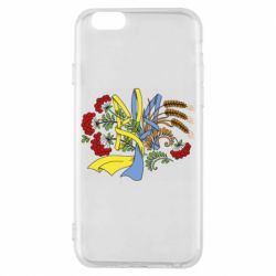 Чохол для iPhone 6/6S Герб колоски і калина - PrintSalon