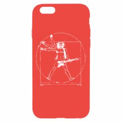 Чехол для iPhone 6/6S Guitarist Da Vinci - PrintSalon