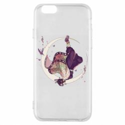 Чехол для iPhone 6/6S Kochou Shinobu аnime Demon Slayer - PrintSalon