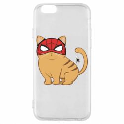 Чехол для iPhone 6/6S Кот паук - PrintSalon
