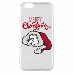 Чехол для iPhone 6/6S Кот саймона рождество - PrintSalon