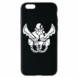Чехол для iPhone 6/6S Kratos silhouette - PrintSalon