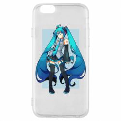 Чехол для iPhone 6/6S Miku art - PrintSalon
