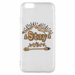 Чехол для iPhone 6/6S Mountains - Stay Wild - PrintSalon