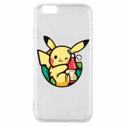 Чехол для iPhone 6/6S Pikachu with ketchup - PrintSalon