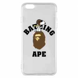 Чехол для iPhone 6 Plus/6S Plus A bathing ape peanuts - PrintSalon