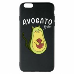 Чехол для iPhone 6 Plus/6S Plus Avogato Cat - PrintSalon