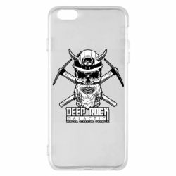Чехол для iPhone 6 Plus/6S Plus Deep Rock Galactic skull - PrintSalon