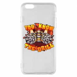 Чехол для iPhone 6 Plus/6S Plus Deep Rock Galactic You know The drill - PrintSalon