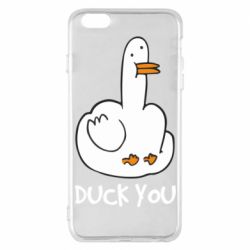 Чехол для iPhone 6 Plus/6S Plus Duck you - PrintSalon