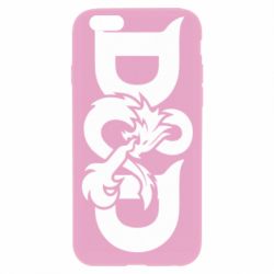 Чехол для iPhone 6 Plus/6S Plus Dungeons s Dragons logo - PrintSalon