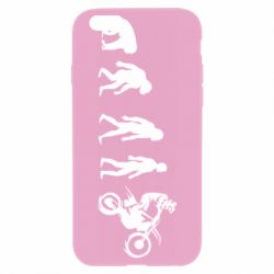 Чехол для iPhone 6 Plus/6S Plus Эволюция мотоциклиста - PrintSalon
