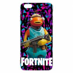 Чехол для iPhone 6 Plus/6S Plus Fishstick With A Gun - PrintSalon