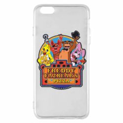Чехол для iPhone 6 Plus/6S Plus Freddy Pizza - PrintSalon