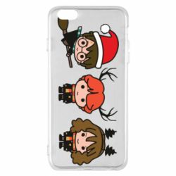Чохол для iPhone 6 Plus/6S Plus Гаррі Поттер та друзі новорічні - PrintSalon