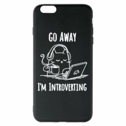 Чехол для iPhone 6 Plus/6S Plus Go away i'm introverting - PrintSalon