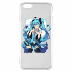 Чехол для iPhone 6 Plus/6S Plus Hatsune Miku art - PrintSalon