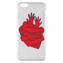 Чехол для iPhone 6 Plus/6S Plus Heart out of hands - PrintSalon