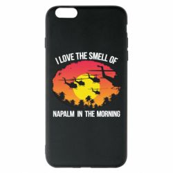 Чехол для iPhone 6 Plus/6S Plus I love the smell napalm, in the morning - PrintSalon