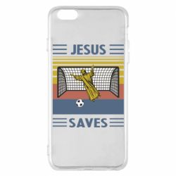 Чехол для iPhone 6 Plus/6S Plus Jesus will save - PrintSalon